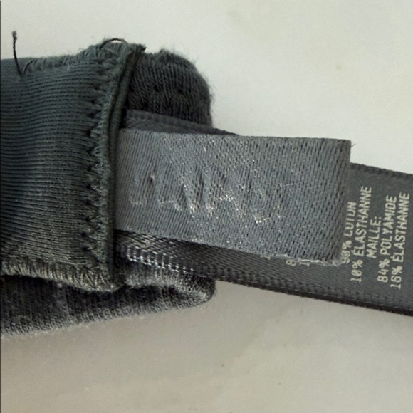 Skims Women's Dark Green/Gray Bralette - Picture 3 of 3